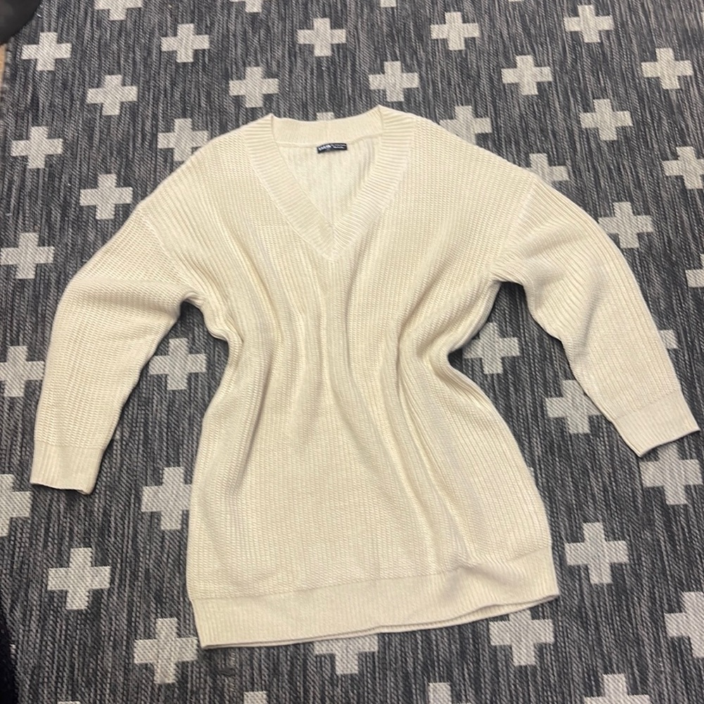 Shein Large Sweater Dress Tan - Picture 1 of 3